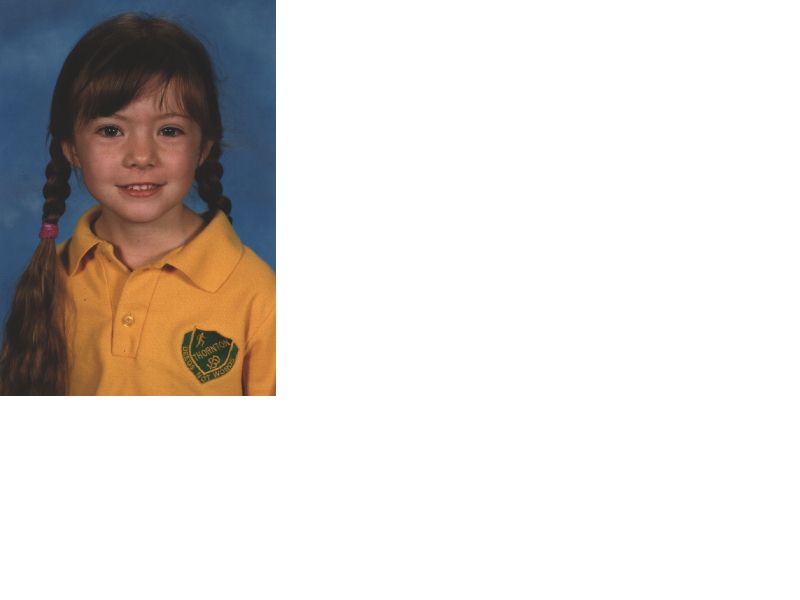 Rhiannons Kindergarten Photo, taken early september 99